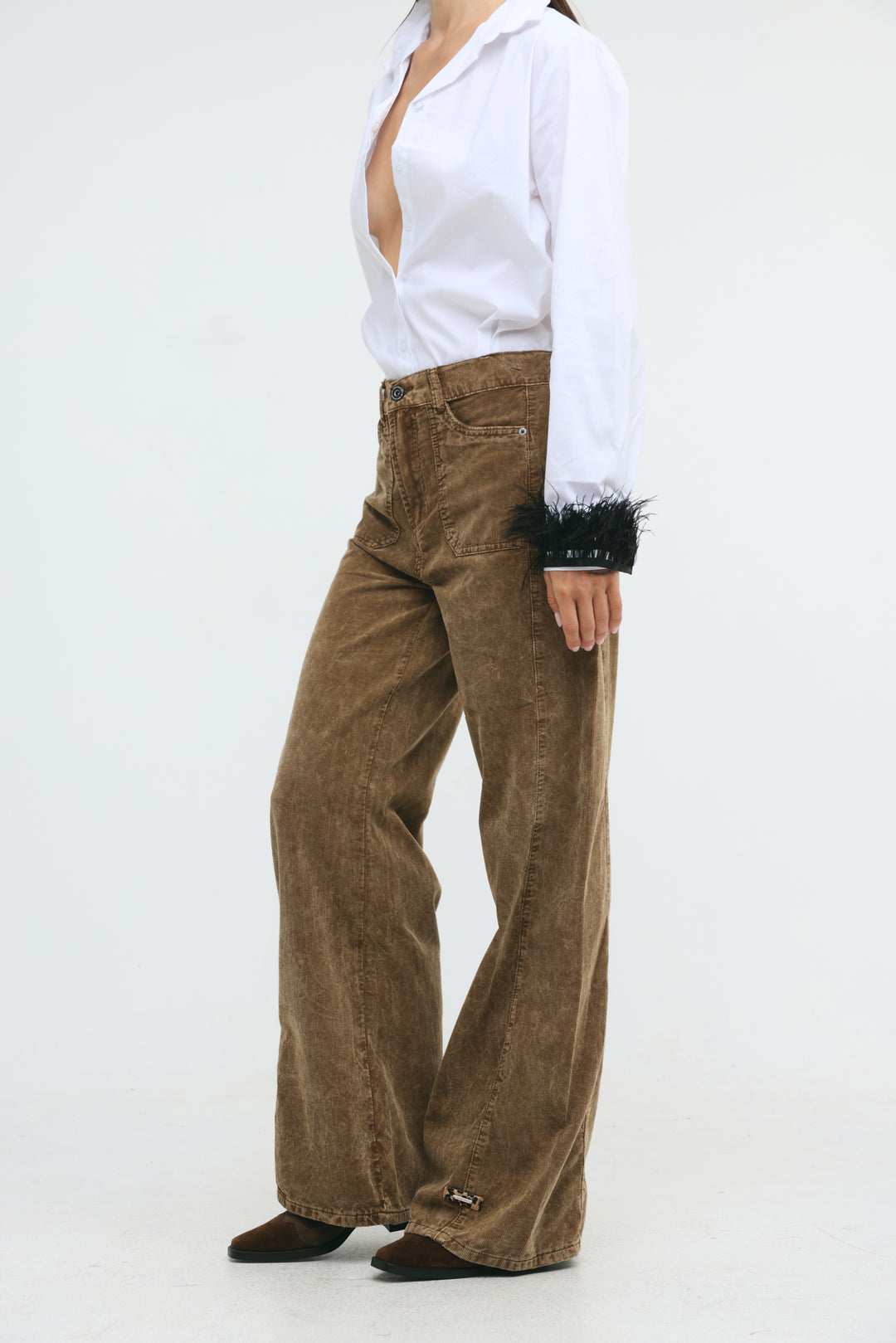 Star 546 Brown Corduroy Denim