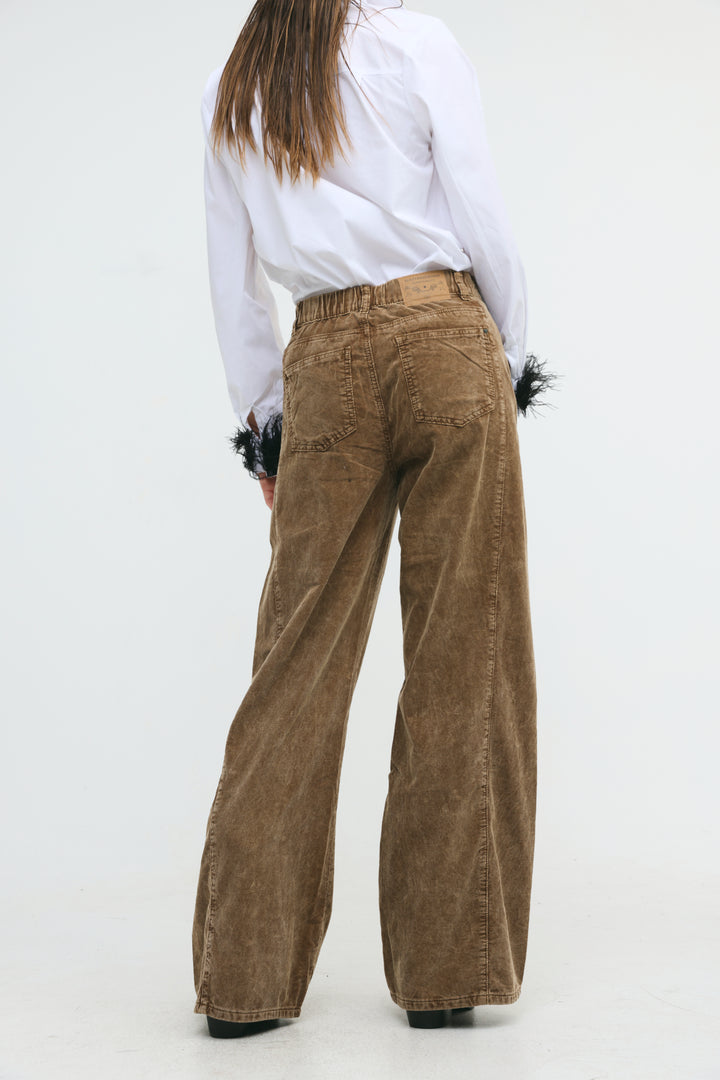 Star 546 Brown Corduroy Denim