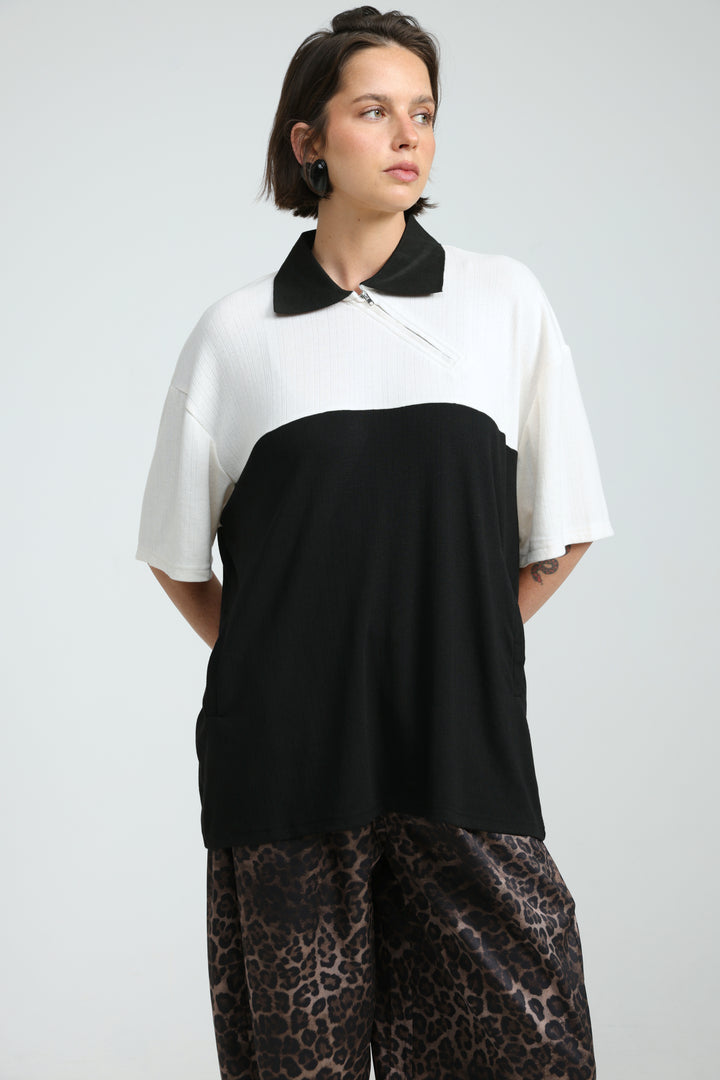 Spoken Black Polo T-Shirt