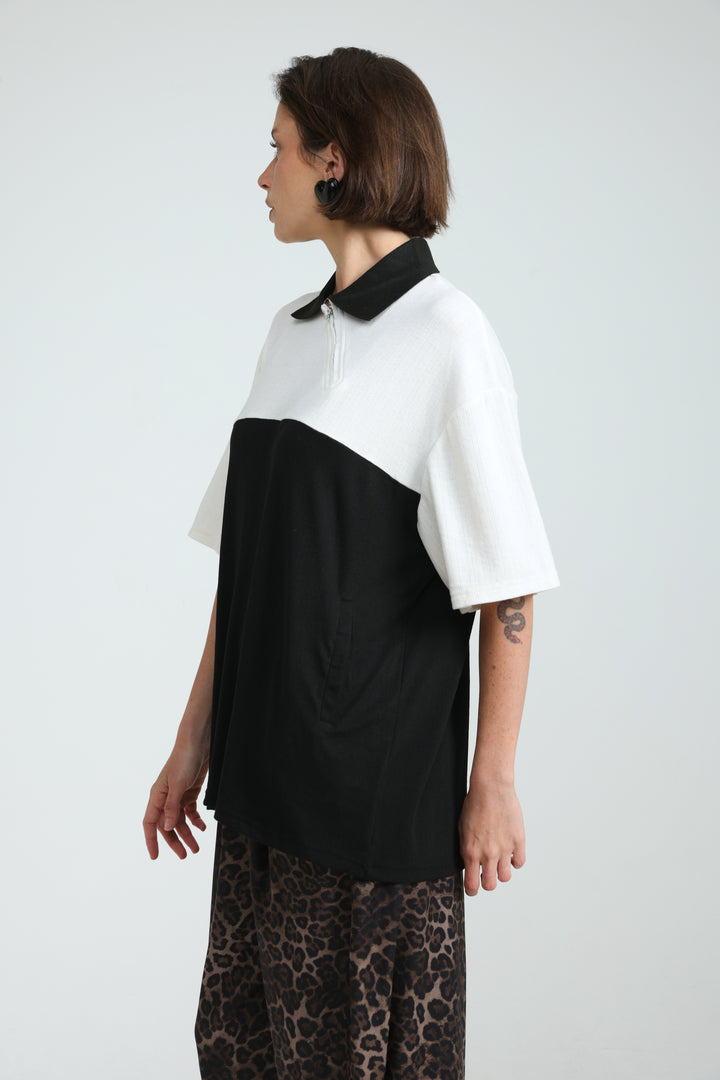 Spoken Black Polo T-Shirt