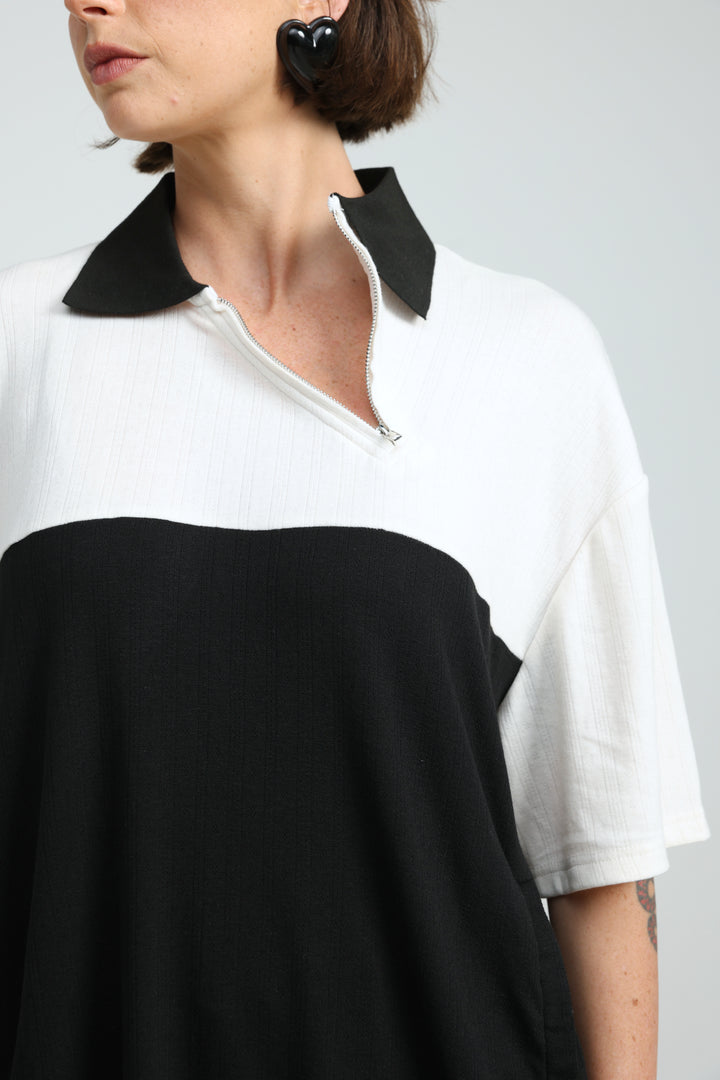 Spoken Black Polo T-Shirt