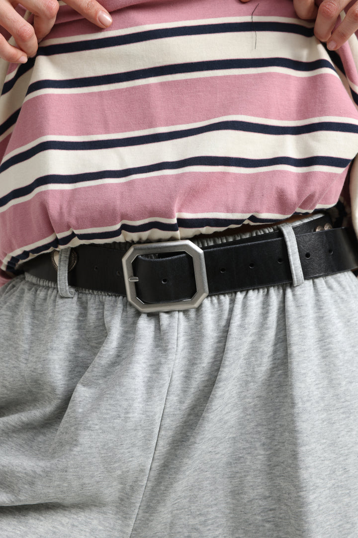 Adamon Pink Striped Polo