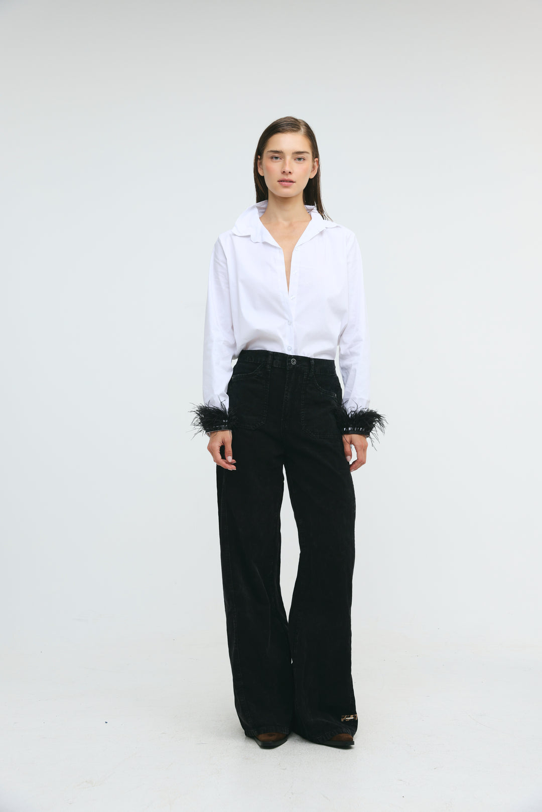 Star 546 Black Corduroy Denim