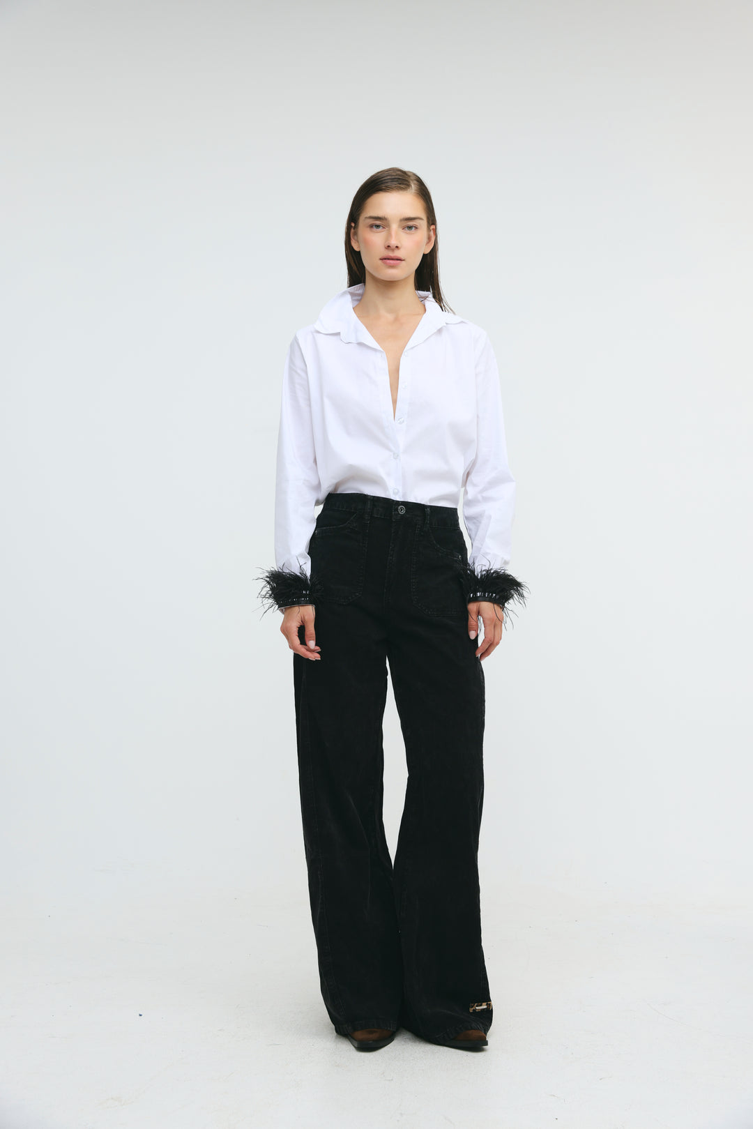 Star 546 Black Corduroy Denim