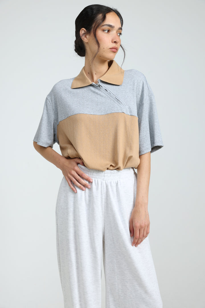 Spoken Camel Polo T-Shirt