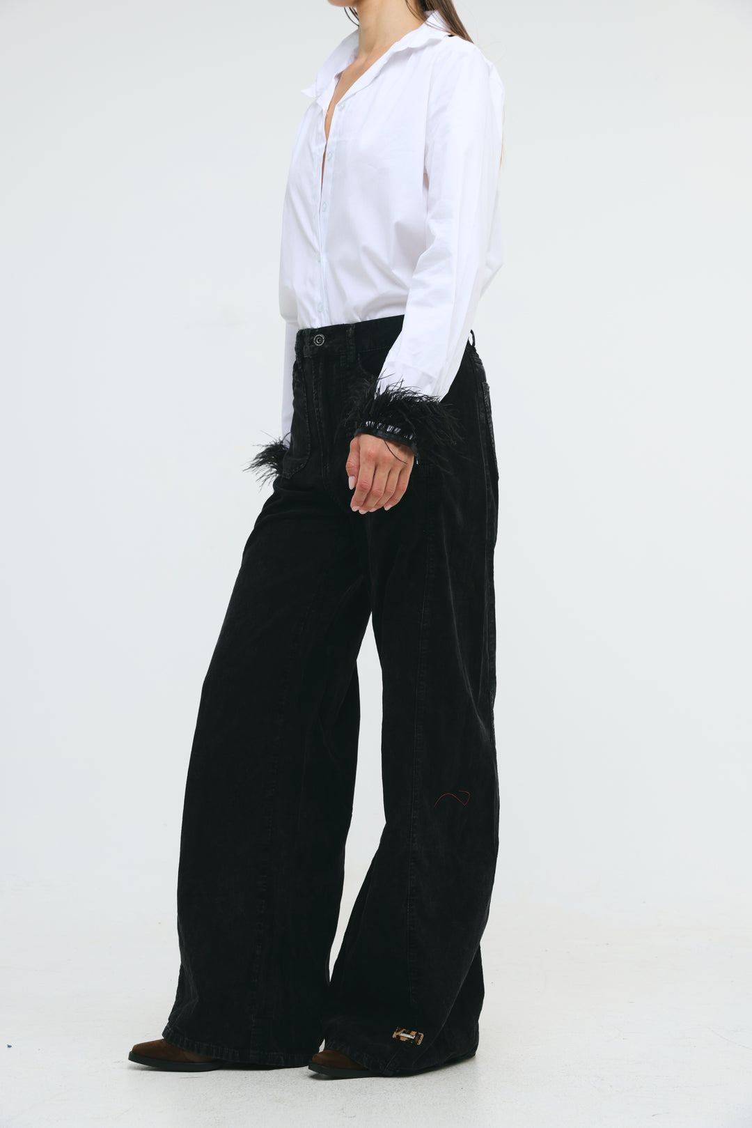 Star 546 Black Corduroy Denim