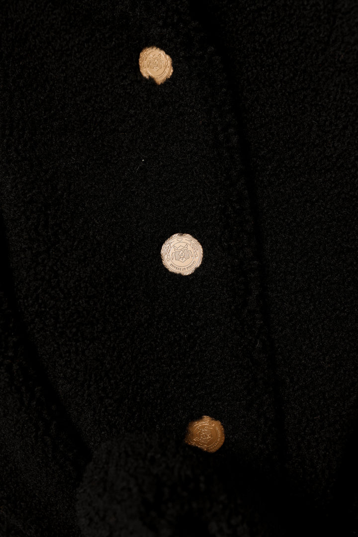 Coziness Black Vest