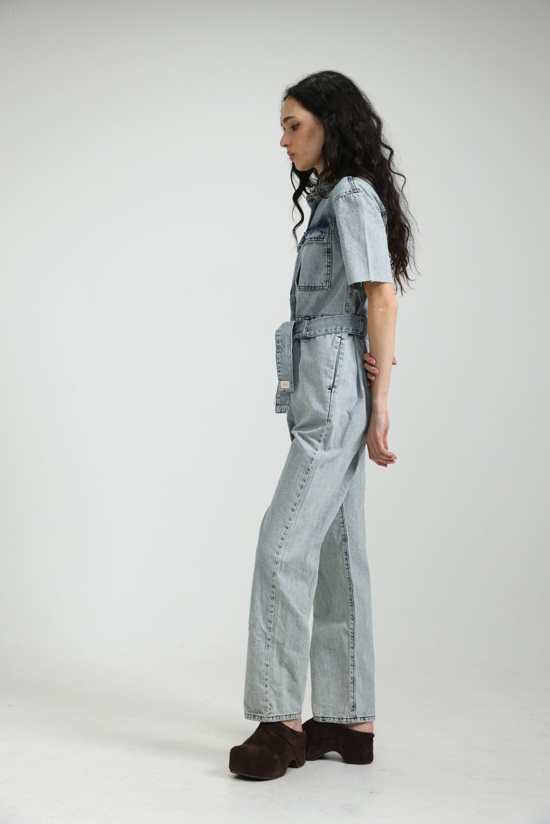Lev Light Denim Jumpsuit