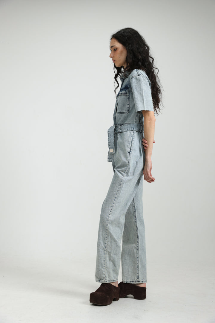 Lev Light Denim Jumpsuit