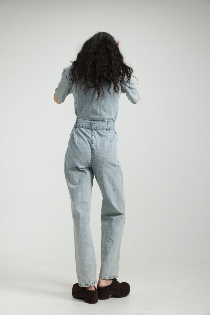 Lev Light Denim Jumpsuit