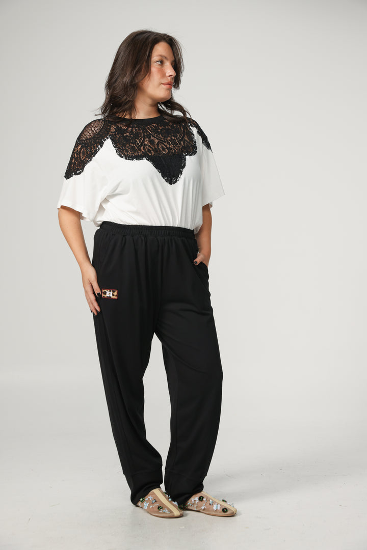 Lion Leopard Lace T-Shirt