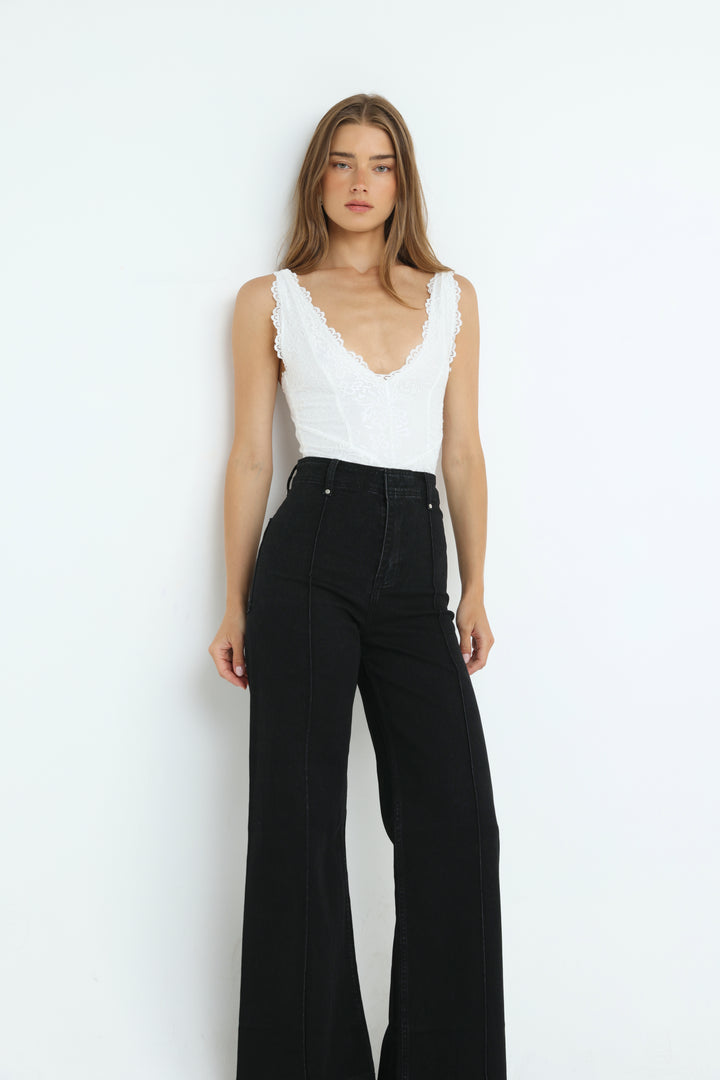 Late White Bodysuit