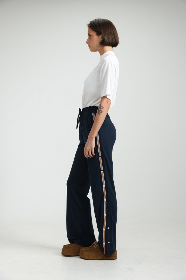 Popper Navy/Camel Joggers