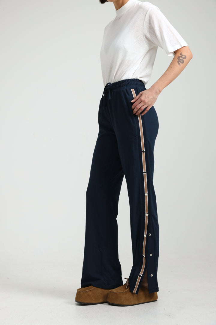 Popper Navy/Camel Joggers