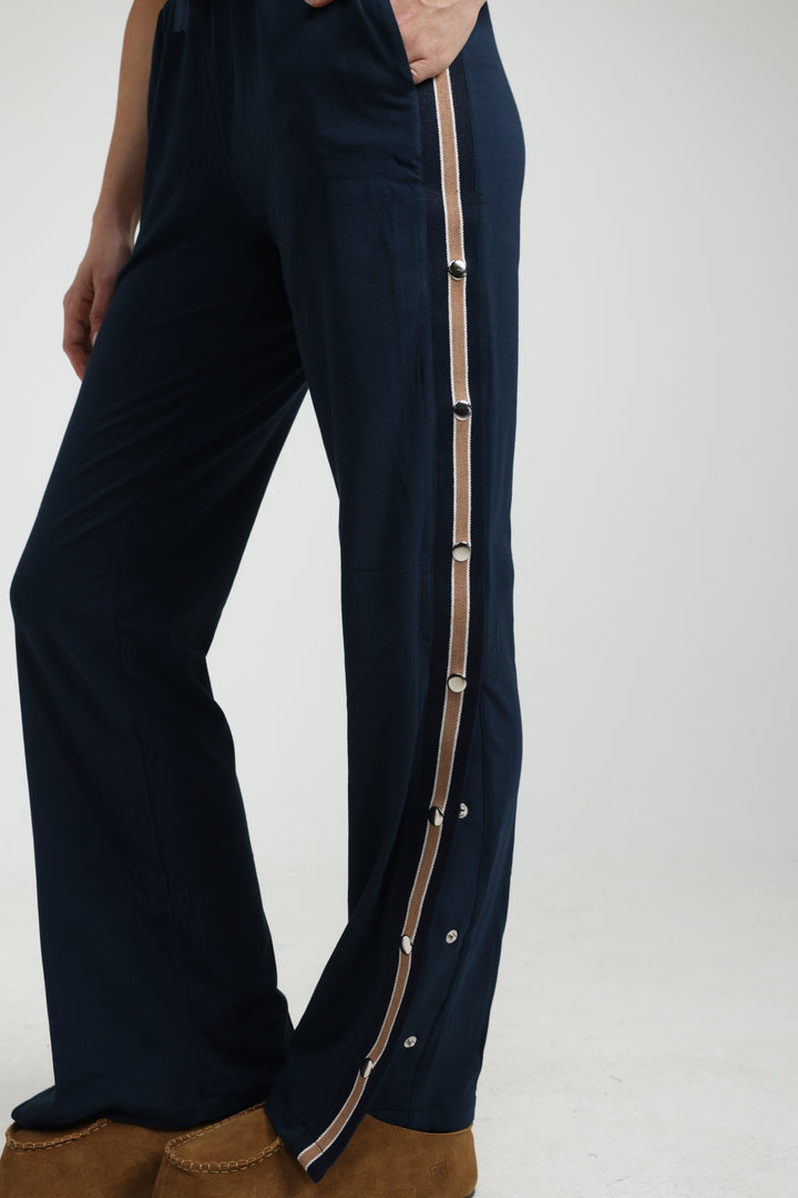 Popper Navy/Camel Joggers