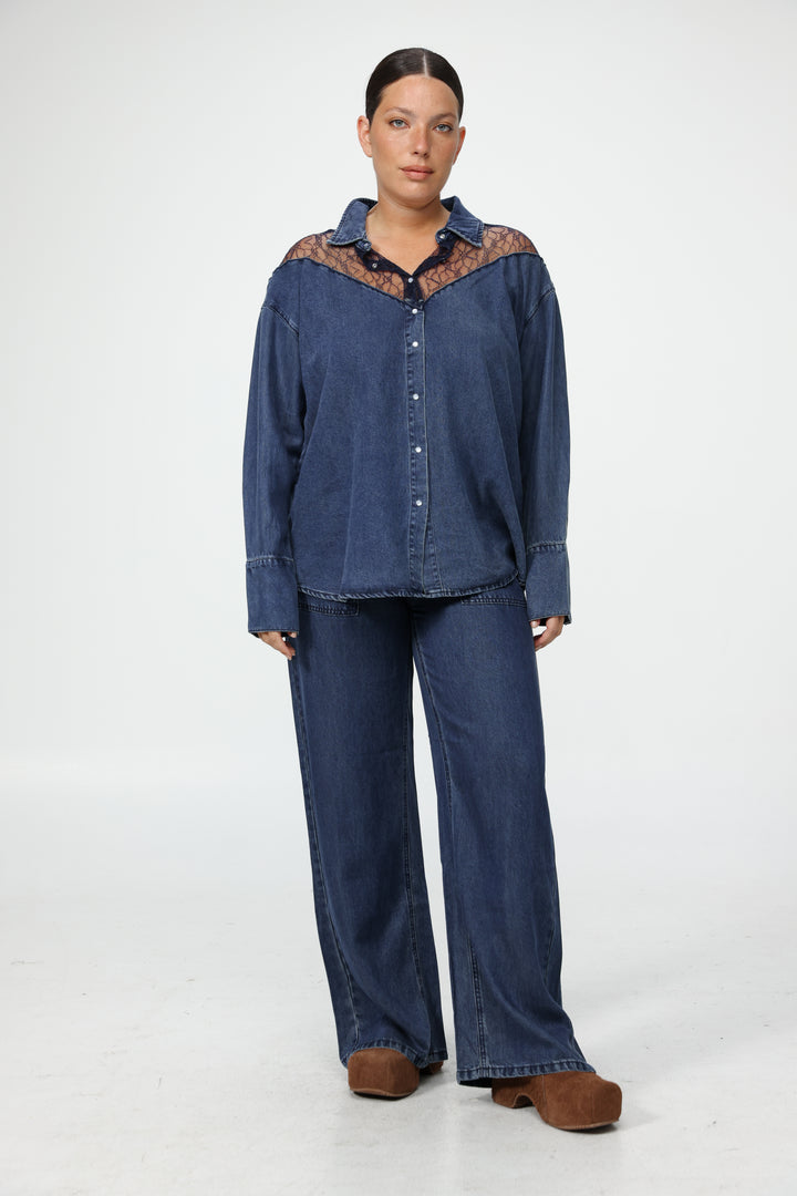 Reorganized Grey Soft Denim