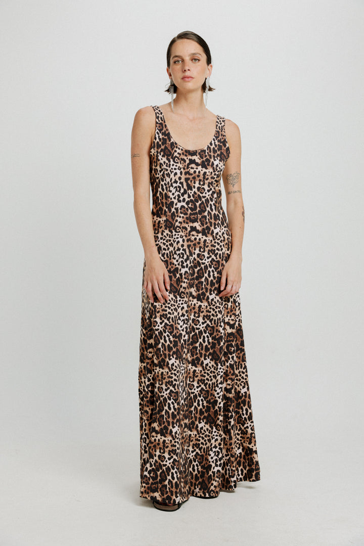 Corset Leopard Dress