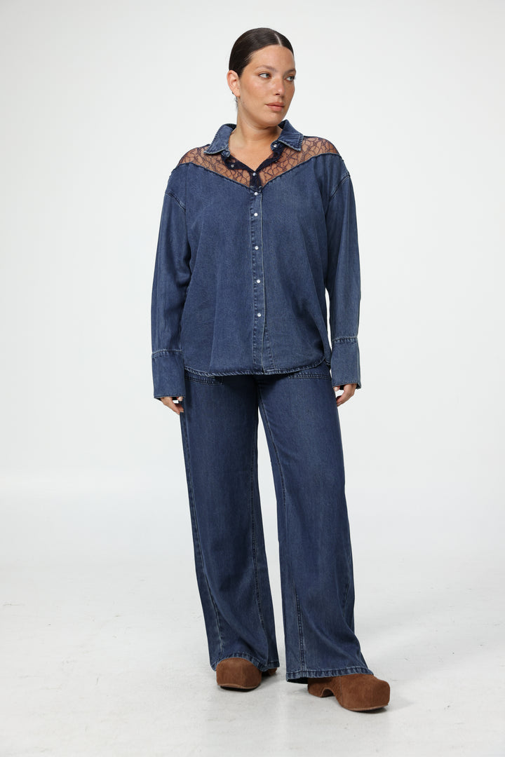 Reorganized Grey Soft Denim