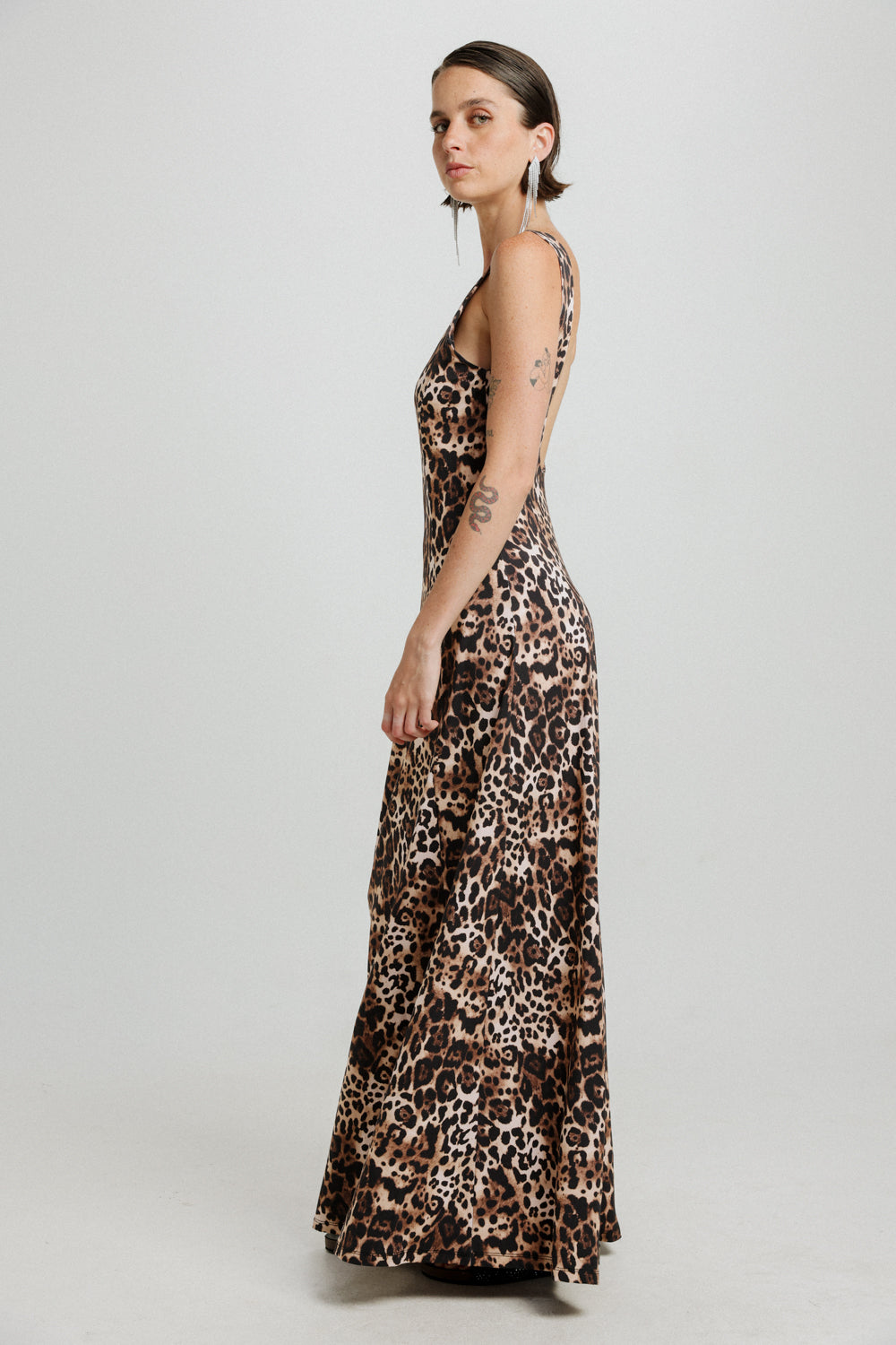 Corset Leopard Dress