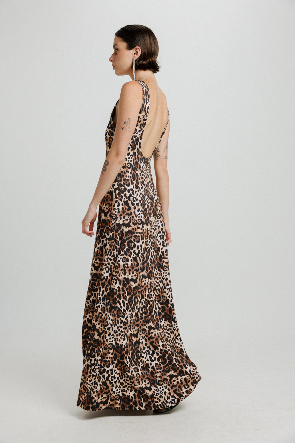 Corset Leopard Dress