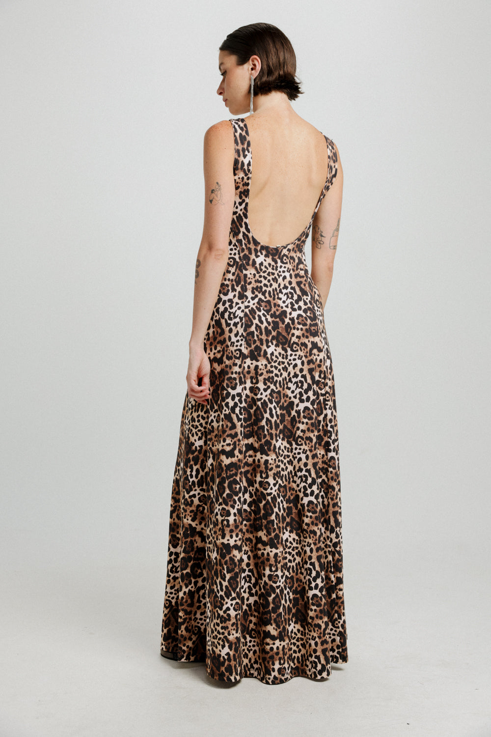 Corset Leopard Dress