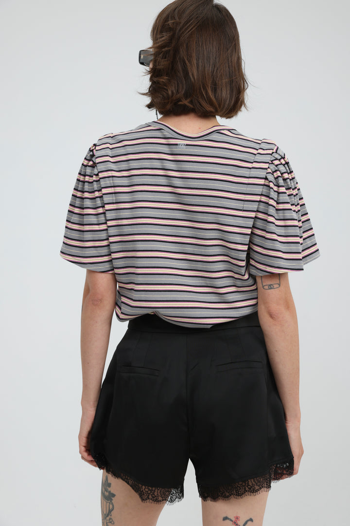 First Grey Stripes T-Shirt