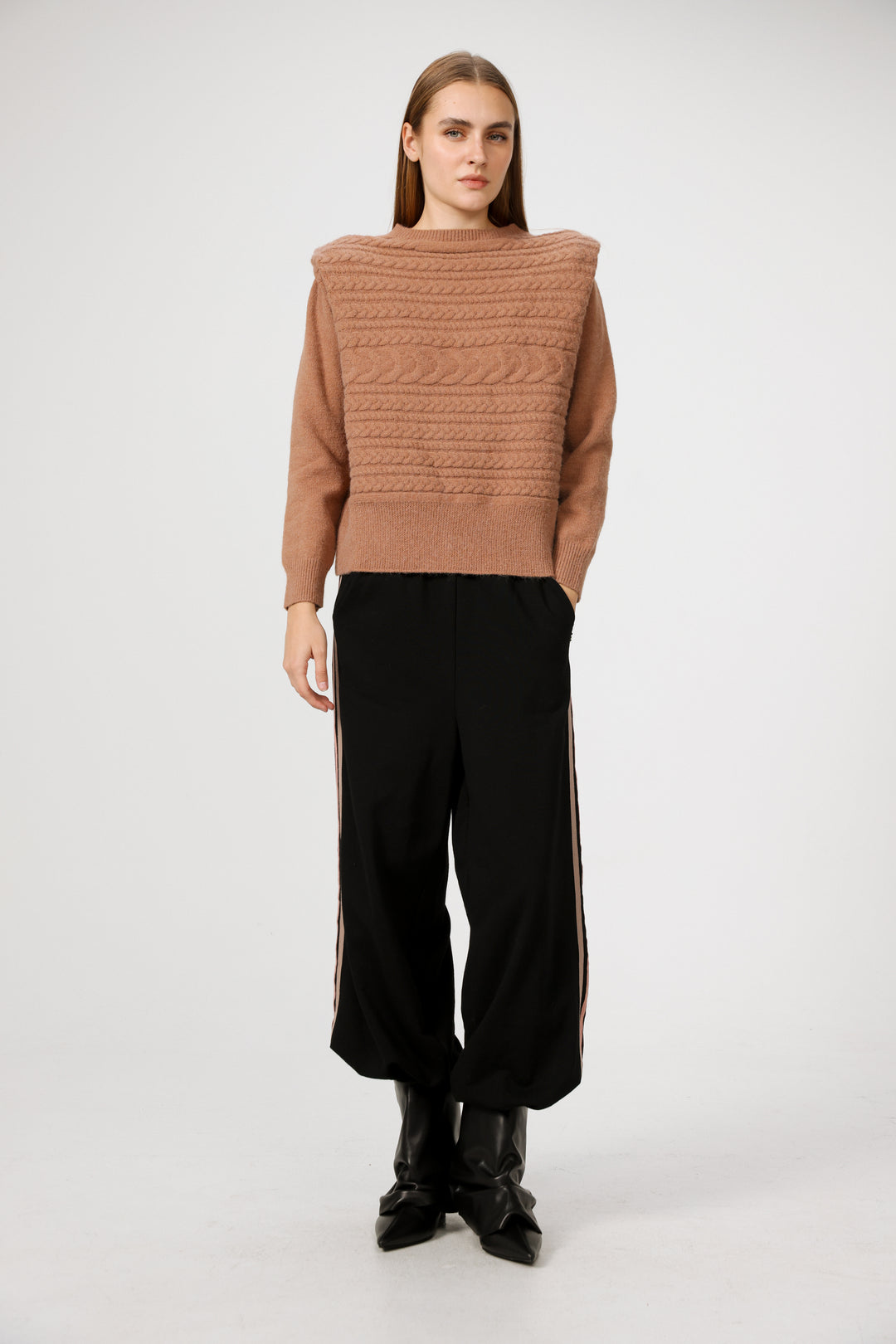 Iconic Camel Sweater