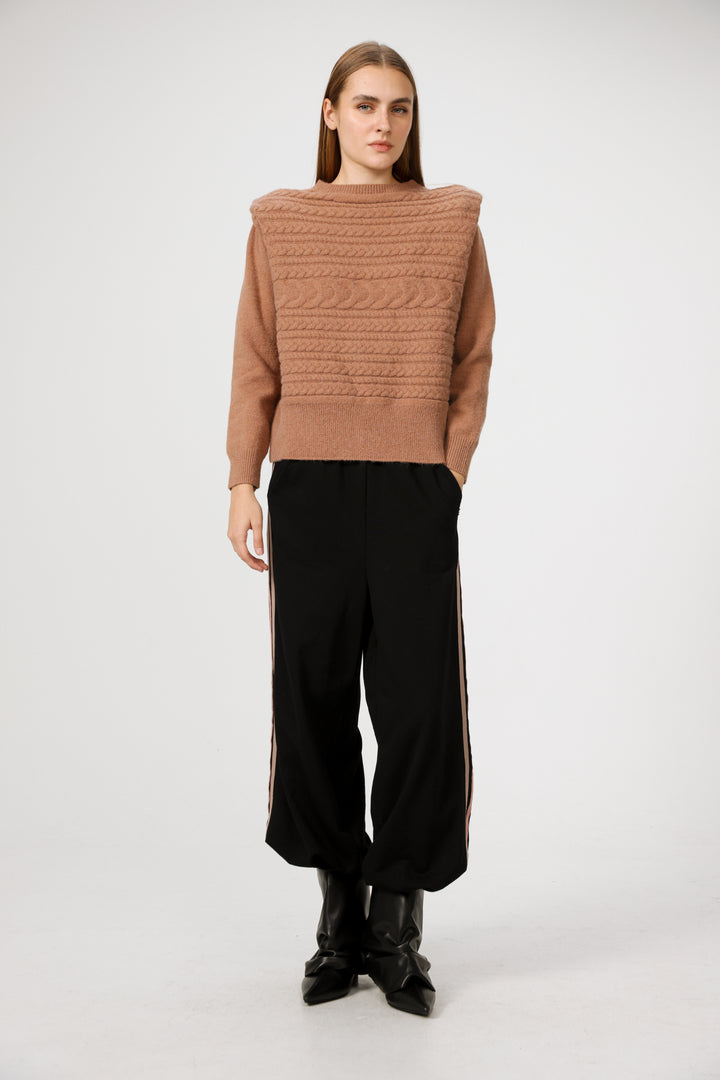 Iconic Camel Sweater