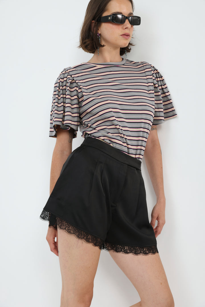 First Grey Stripes T-Shirt