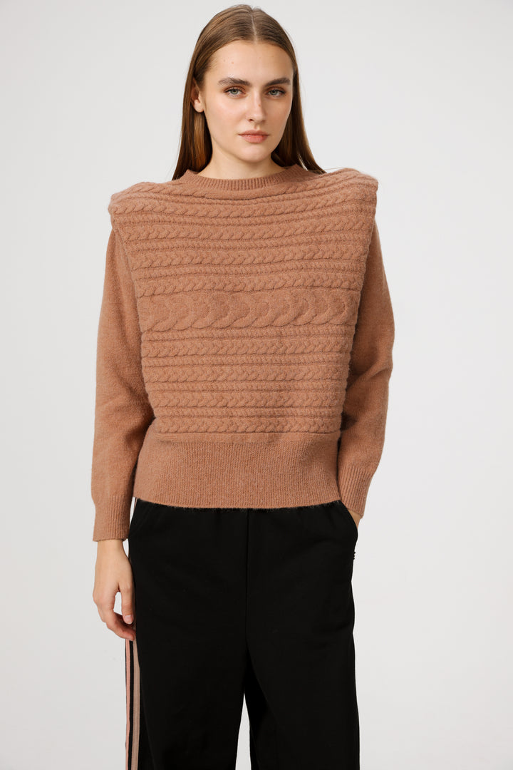 Iconic Camel Sweater