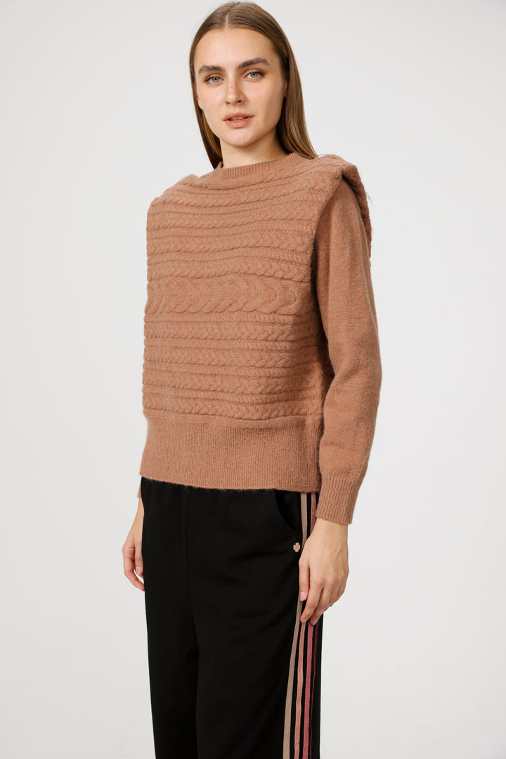 Iconic Camel Sweater