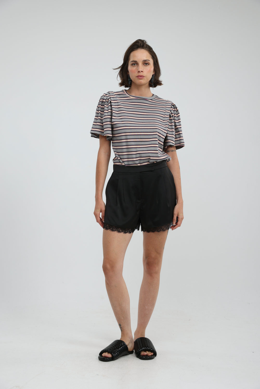 First Grey Stripes T-Shirt