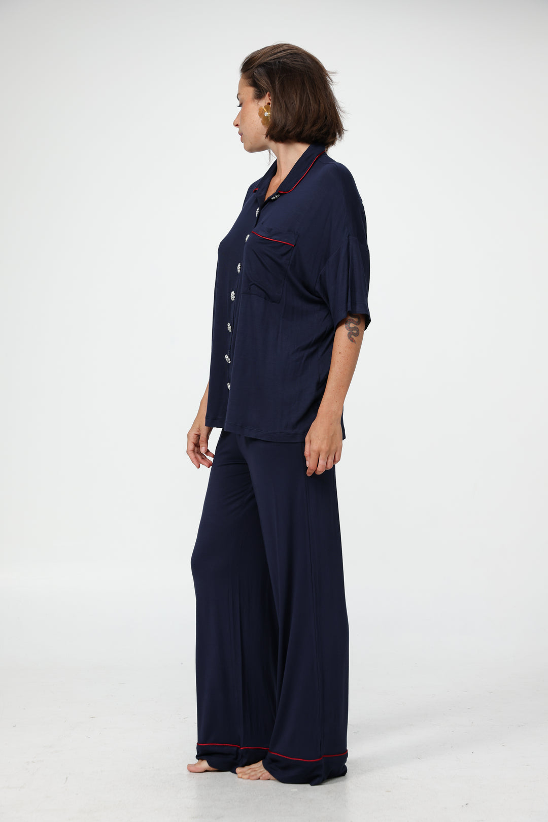 Digi Navy Pajama Set