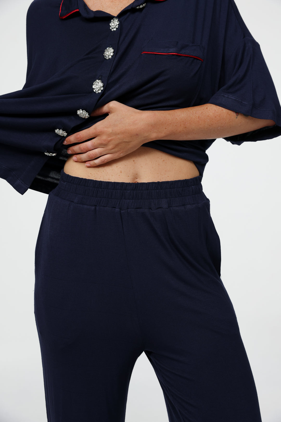 Digi Navy Pajama Set