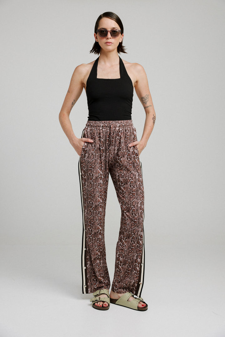 Popper Snake Striped Joggers