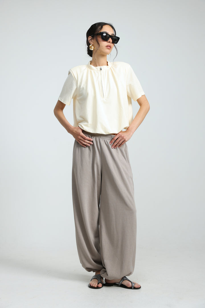 Charm Cream Polo