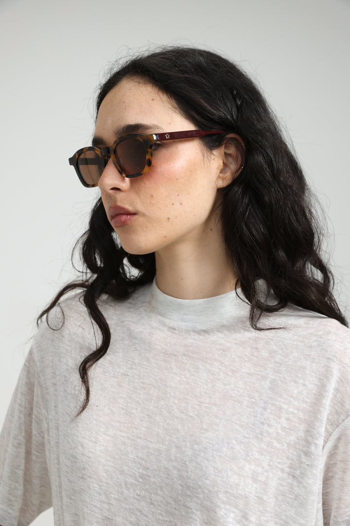 See You No.15 Leopard Sunglasses