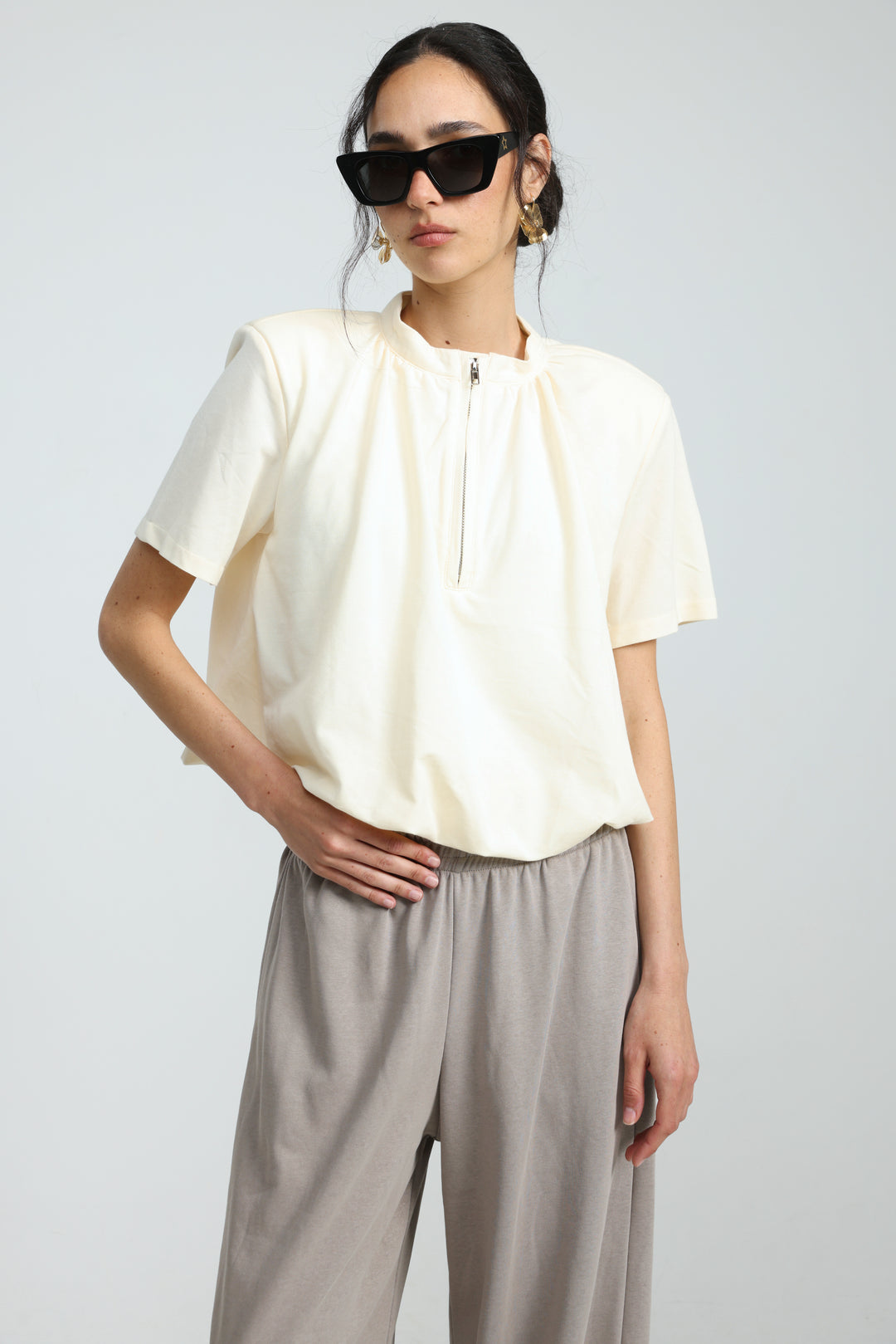 Charm Cream Polo