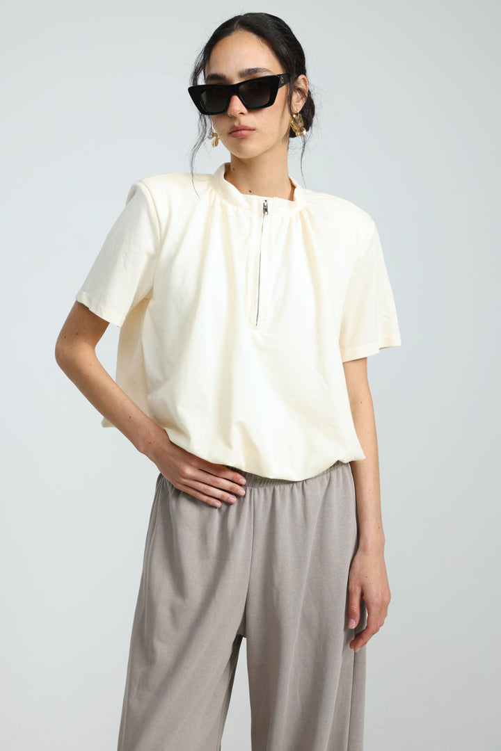 Charm Cream Polo