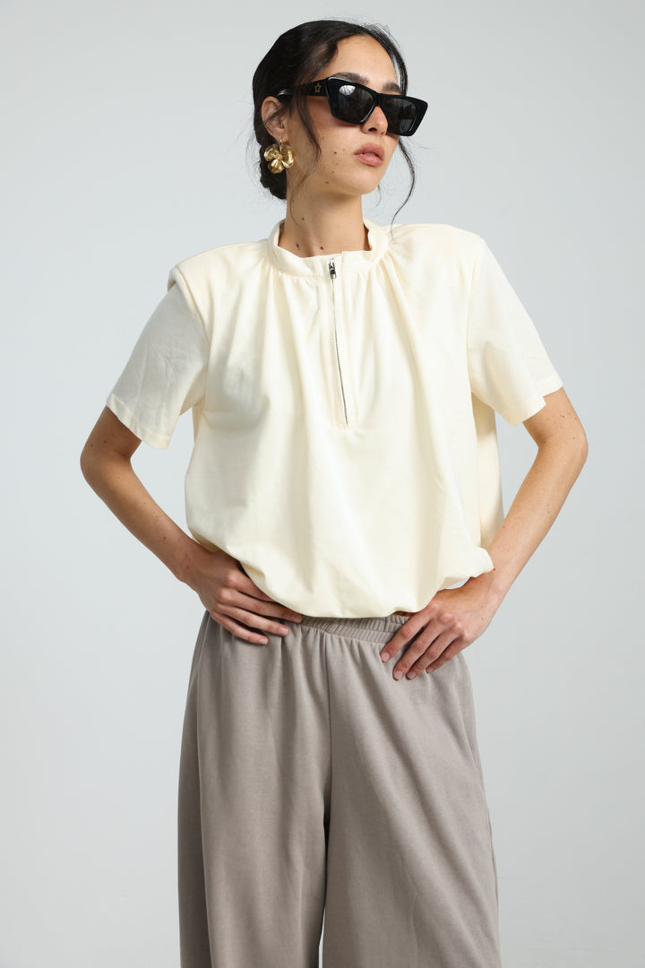 Charm Cream Polo