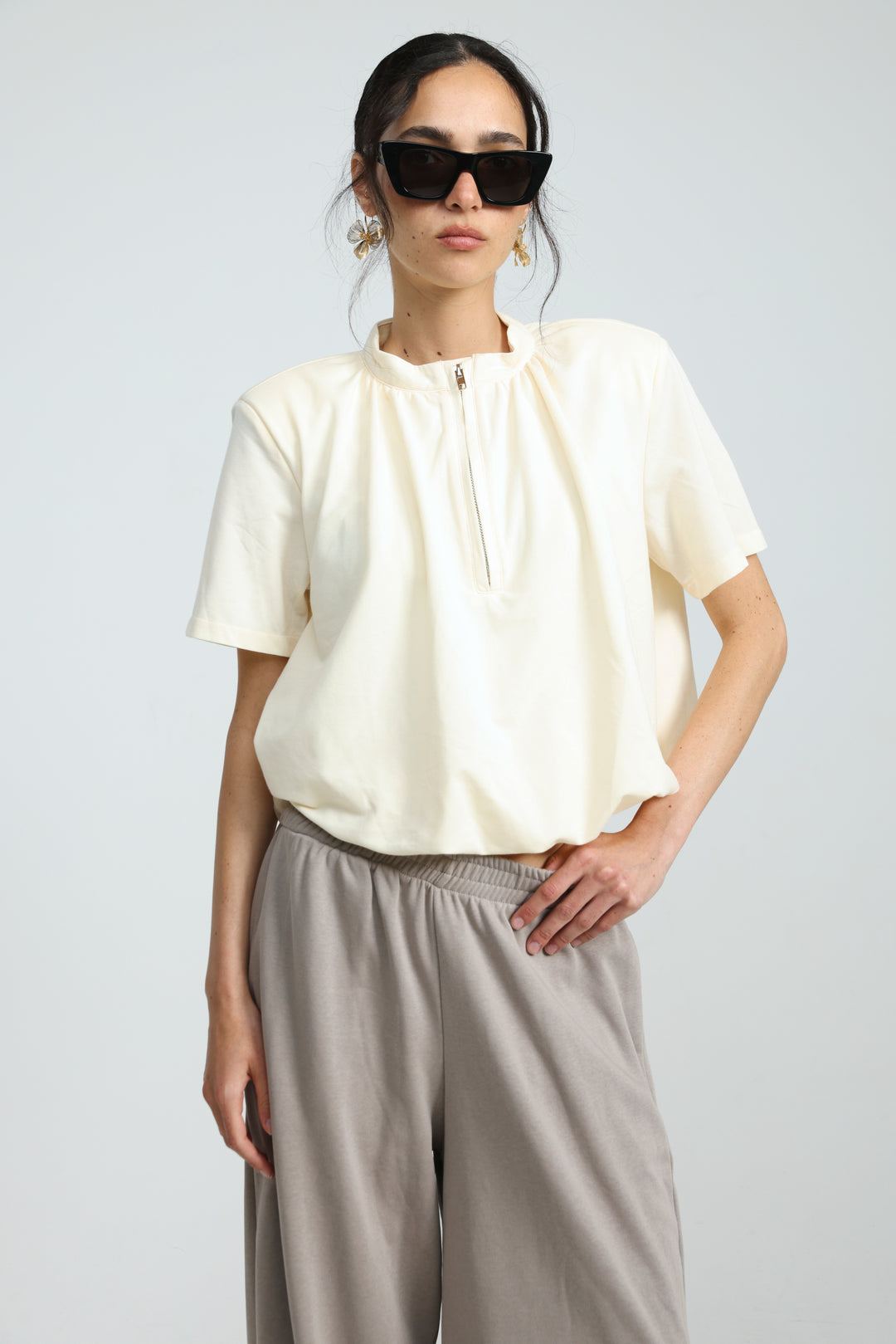 Charm Cream Polo