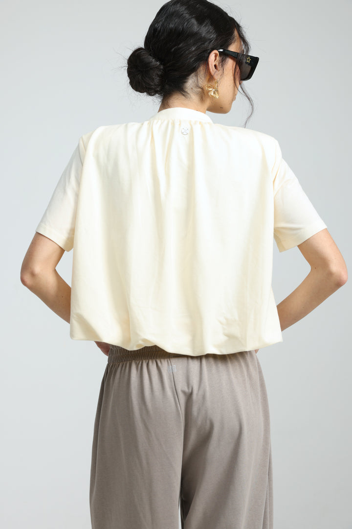 Charm Cream Polo