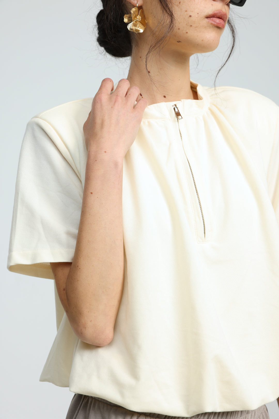 Charm Cream Polo
