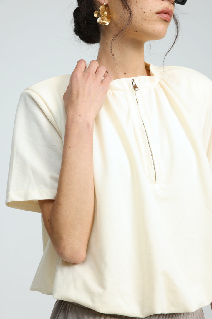 Charm Cream Polo