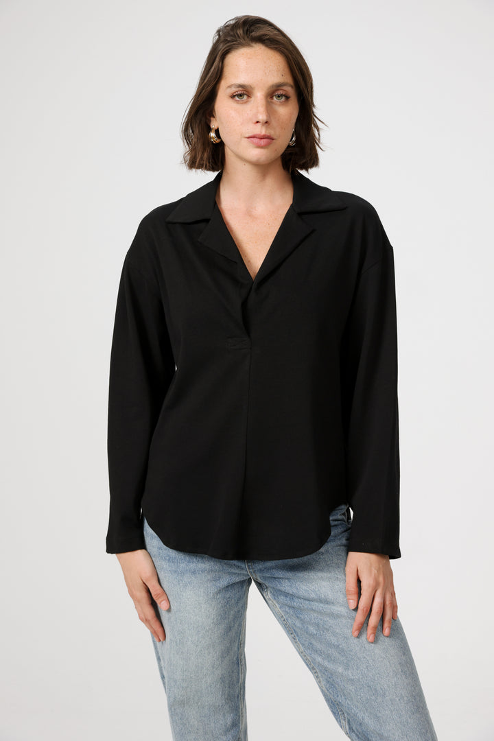 Clean14 Black Polo