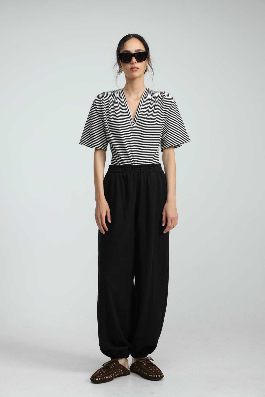 Away Black Stripes Bodysuit