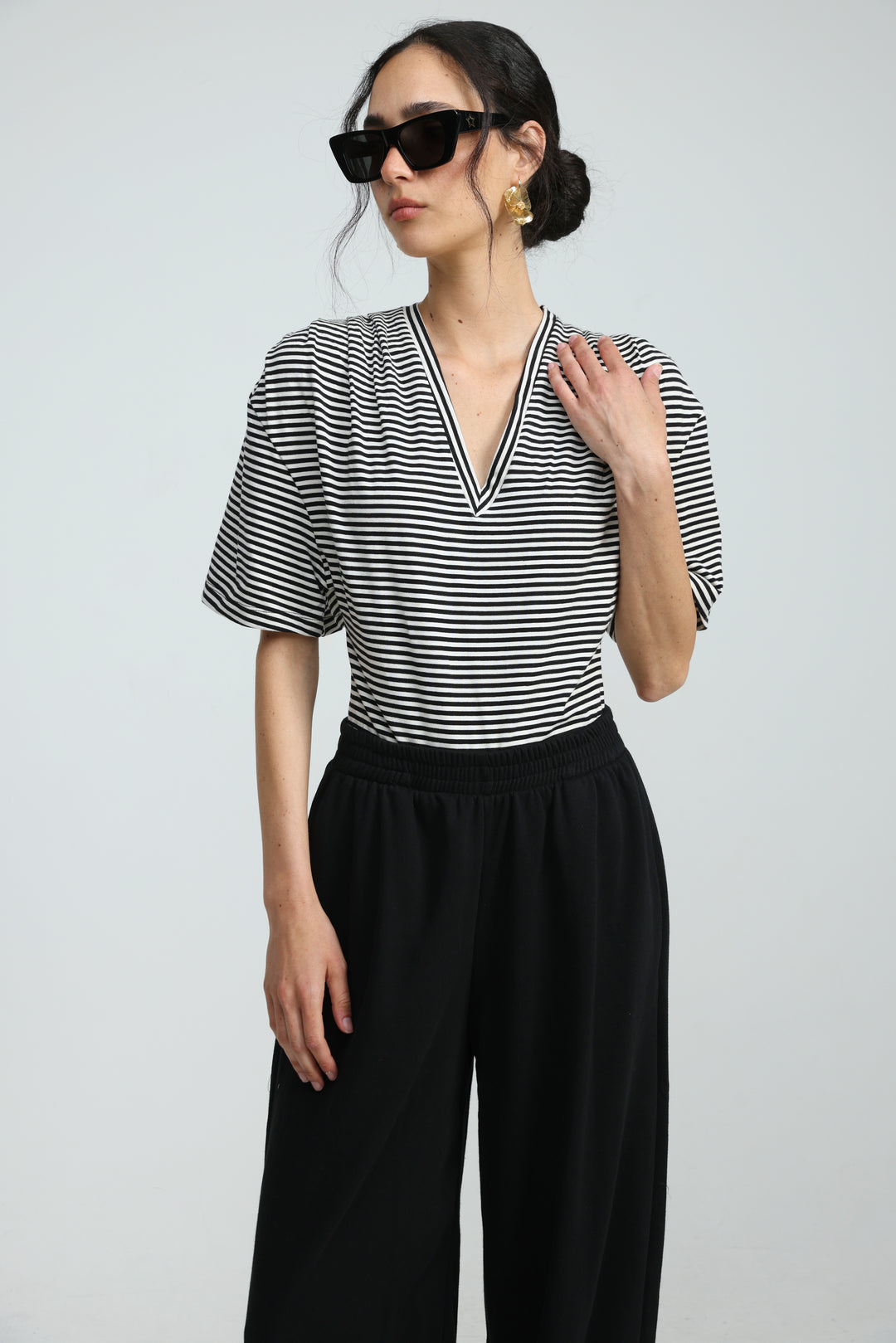 Away Black Stripes Bodysuit