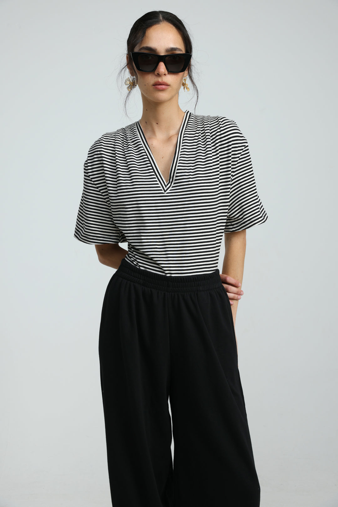 Away Black Stripes Bodysuit