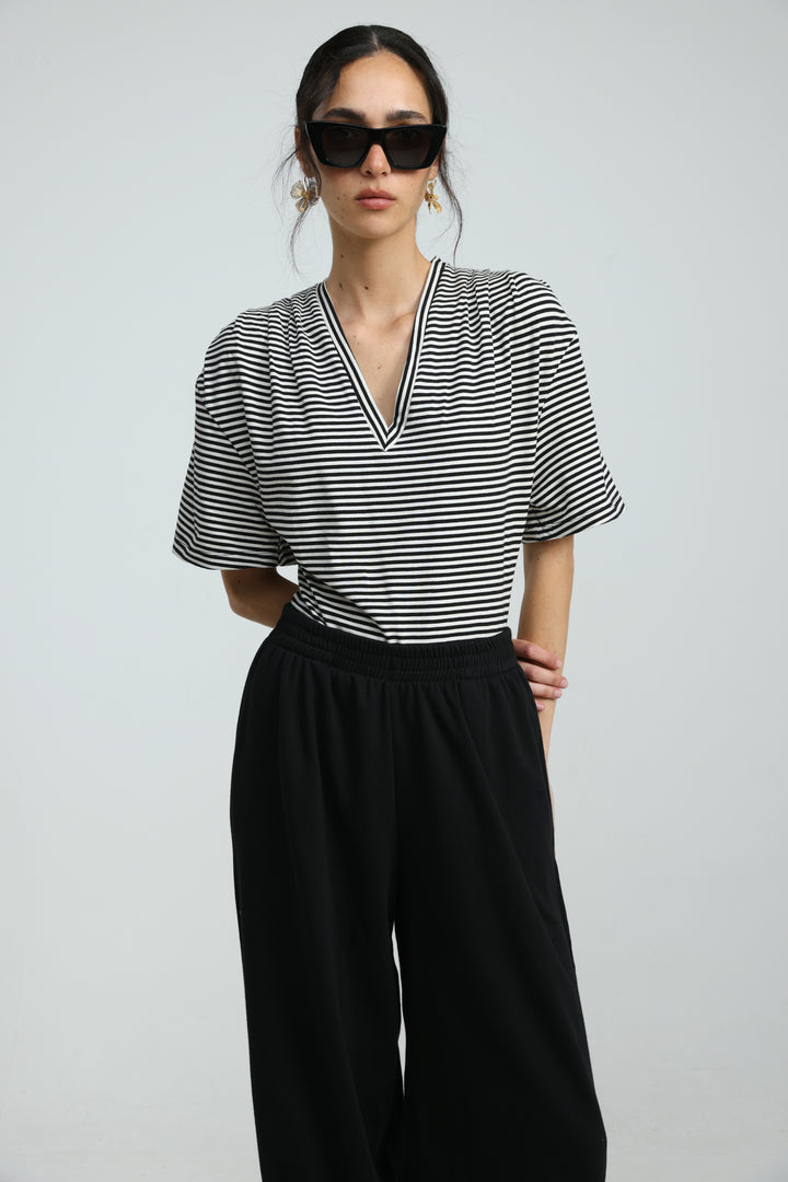 Away Black Stripes Bodysuit