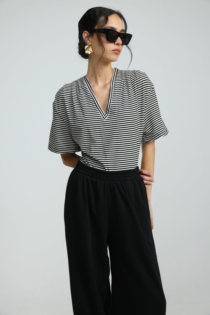 Away Black Stripes Bodysuit